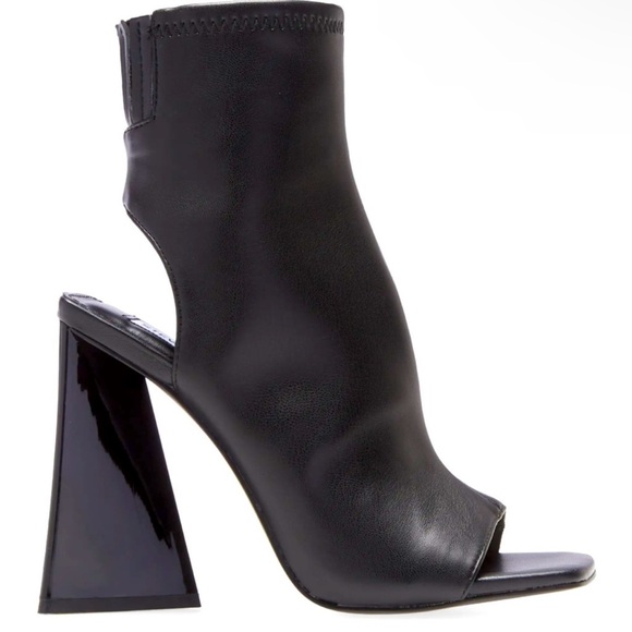 Steve Madden Transfer Peep Toe Bootie Sz 8.5 - Picture 2 of 7